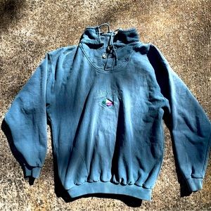 Men’s Vintage Lake Tahoe Sansegal Sweatshirt 100% Cotton Made in USA Size Medium